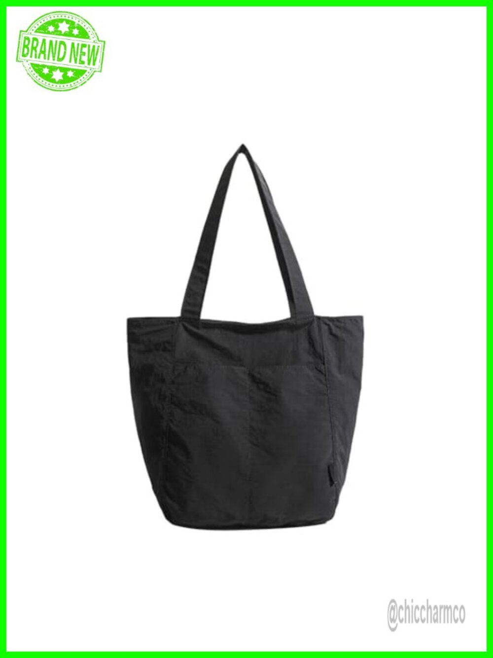 Lightweight Nylon Tote Bag Large Casual Shoulder Hobo Travel Gym